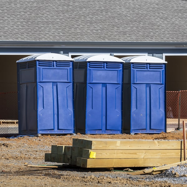 how do you ensure the portable toilets are secure and safe from vandalism during an event in Stony Creek